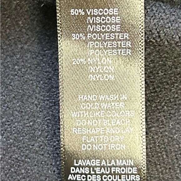 Max Sport/ NWT/ Black Open Front Cardigan/STUNNING / Small - Picture 6 of 8